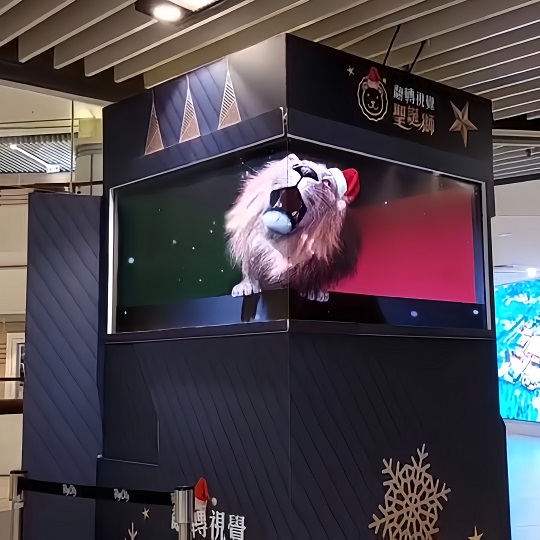 新竹巨城購物中心＿聖誕節裸眼3D Autostereoscopic 3D