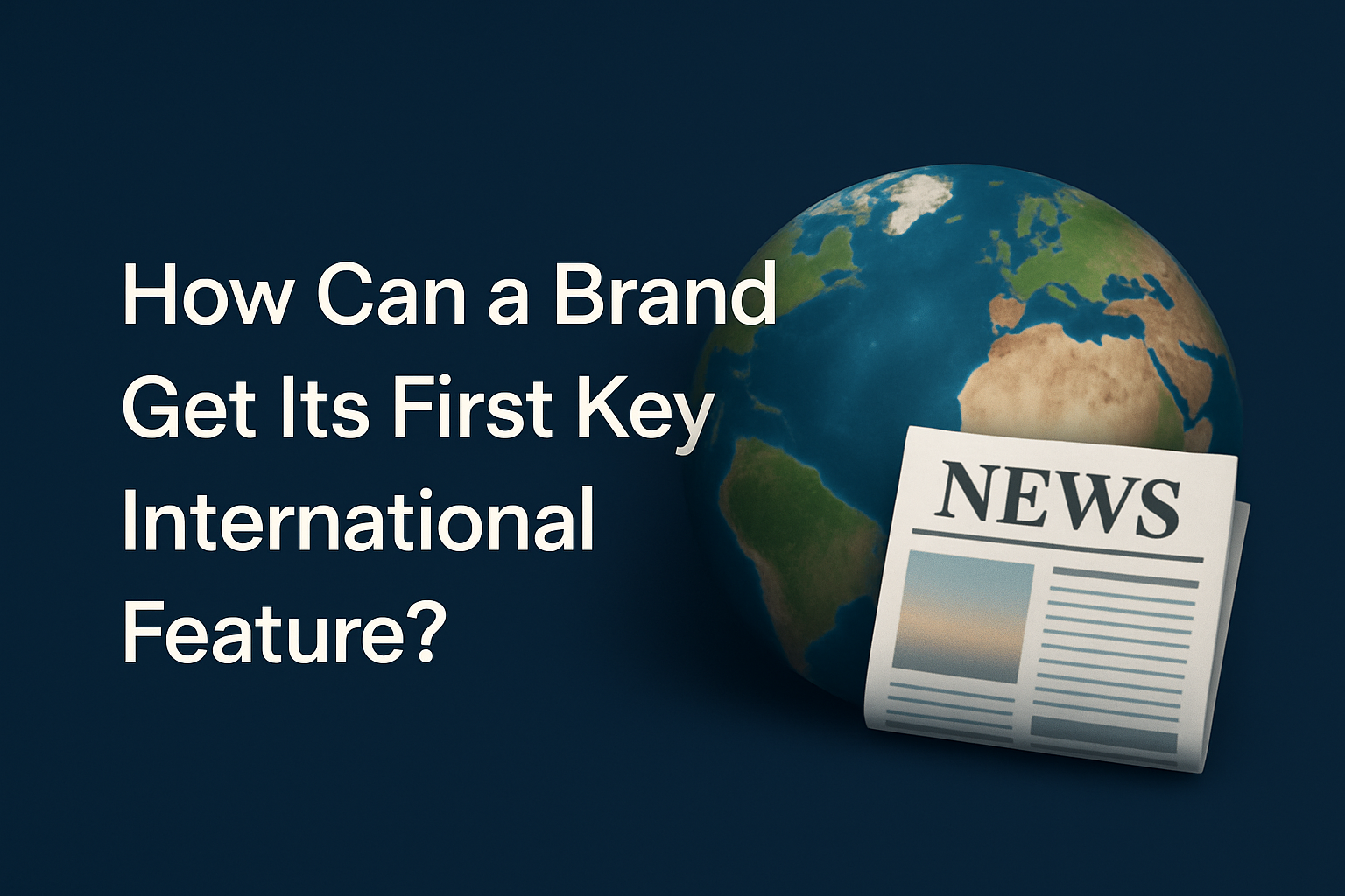 國際外媒曝光的第一步:從具影響力的報導開始,引發媒體連鎖效應、擴散全球信任與曝光