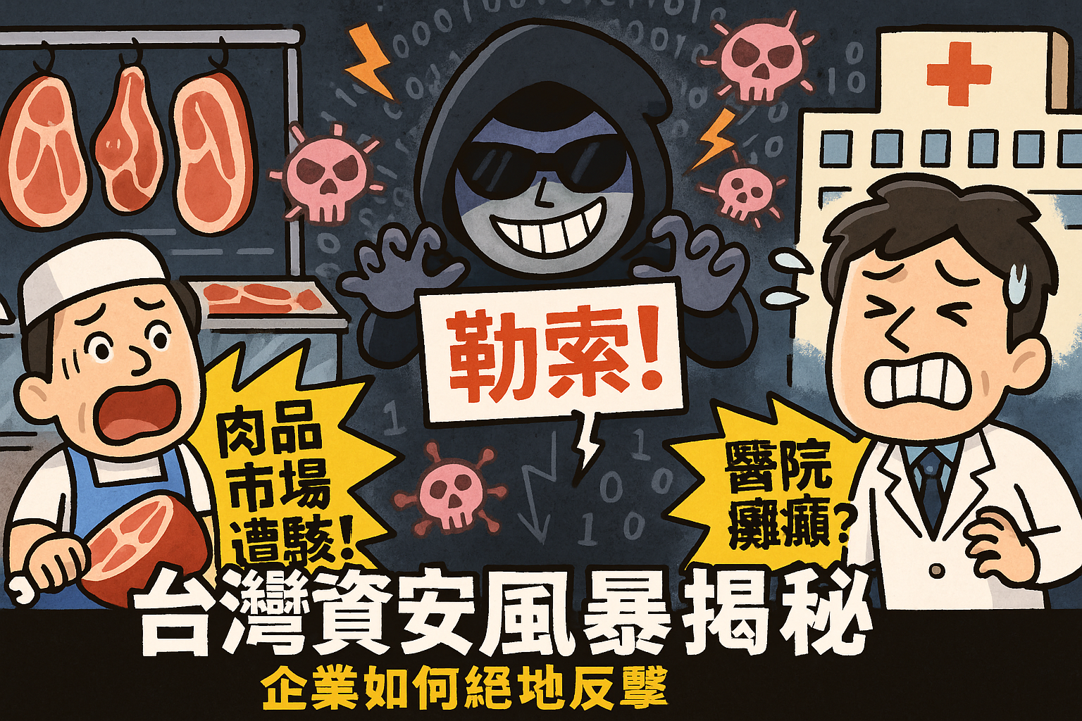國內首例！肉品市場遭駭勒索、醫院癱瘓？台灣資安風暴揭密，企業如何絕地反擊？First in Taiwan! Meat Market Hacked, Hospital Paralyzed? Unveiling Taiwan’s Cybersecurity Storm – How Can Businesses Fight Back?