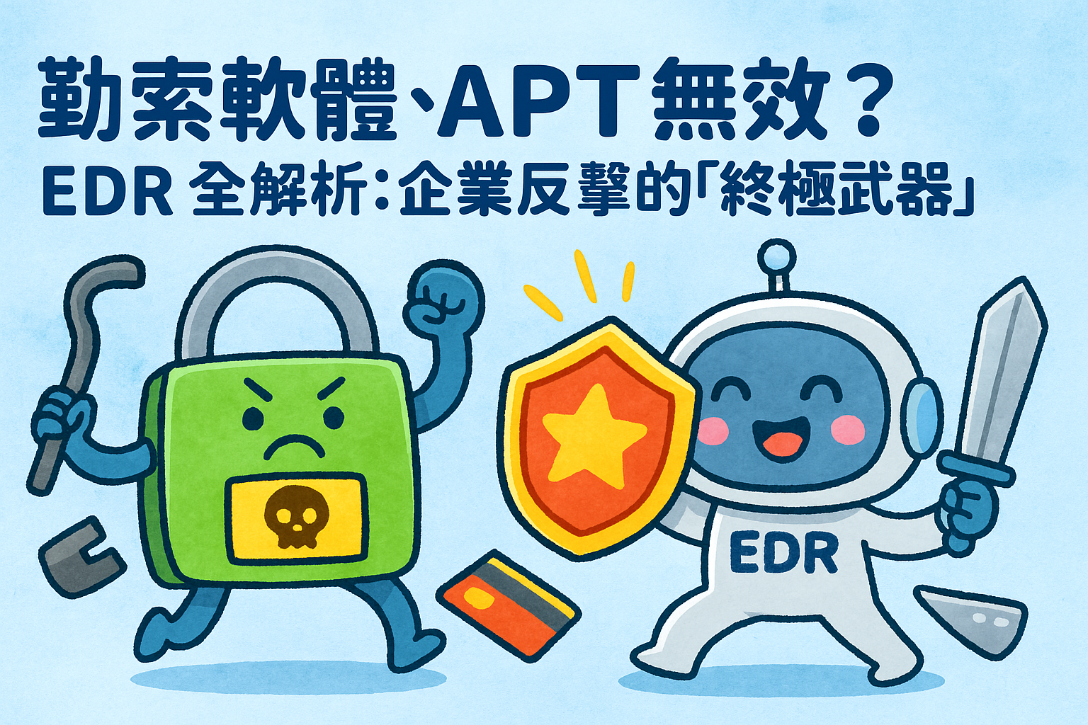 勒索軟體、APT無效?EDR 全解析:企業反擊的「終極武器」大公開!Ransomware, APT Ineffective? EDR Full Analysis: Unveiling the “Ultimate Weapon” for Enterprise Counterattacks!