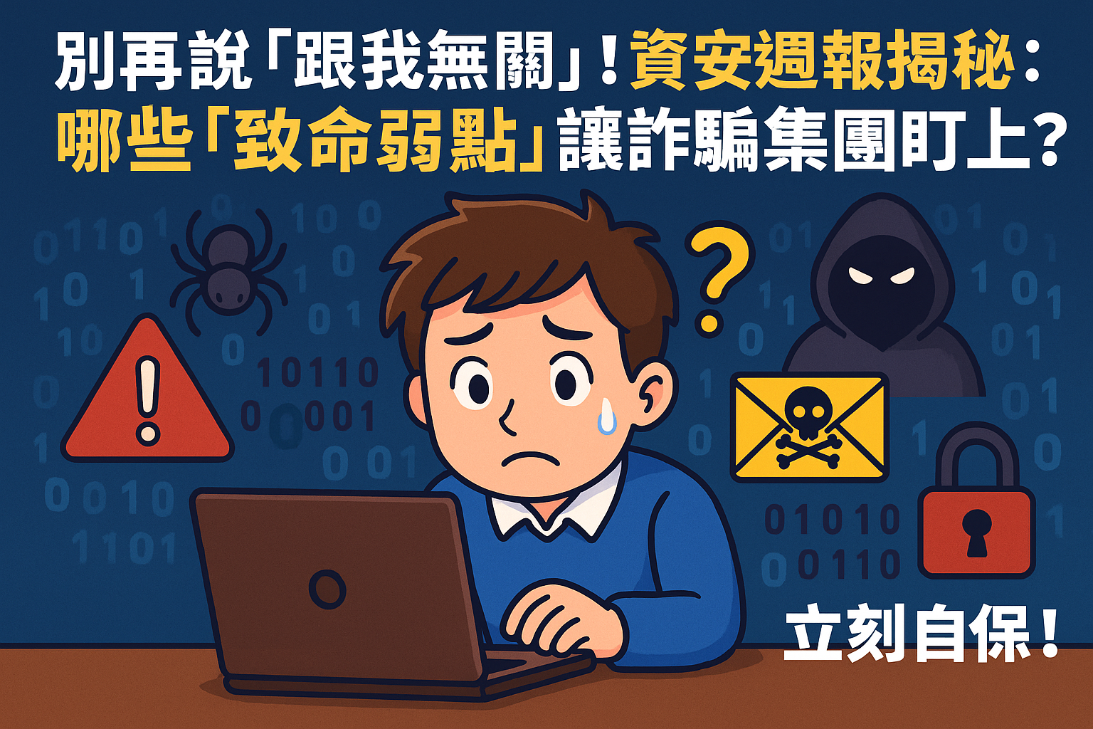 別再說「跟我無關」！資安週報揭秘：哪些「致命弱點」讓詐騙集團盯上你？立刻自保！Don’t Say “It’s Not My Business” Anymore! Data Analysis: What “Fatal Flaws” Make You A Target for Scammers? Protect Yourself Now!)