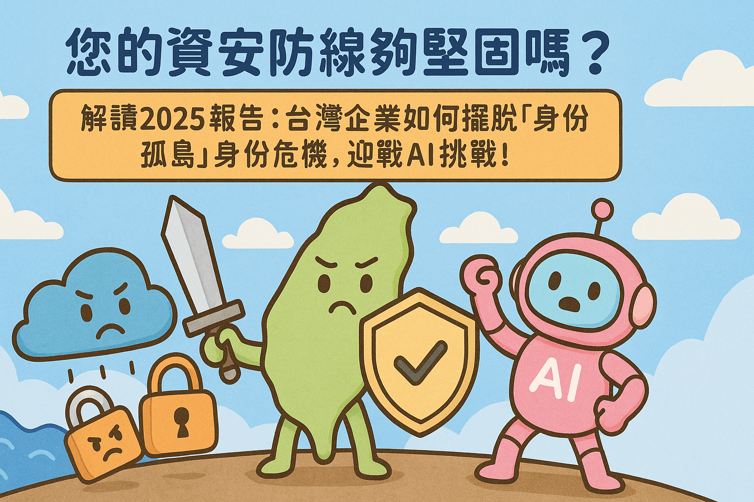 您的資安防線夠堅固嗎？解讀2025報告：台灣企業如何擺脫「身份孤島」身份危機，迎戰AI挑戰！Is Your Cybersecurity Defense Strong Enough? Decoding the 2025 Report: How Taiwanese Enterprises Can Overcome Identity Crises and Face AI Challenges!