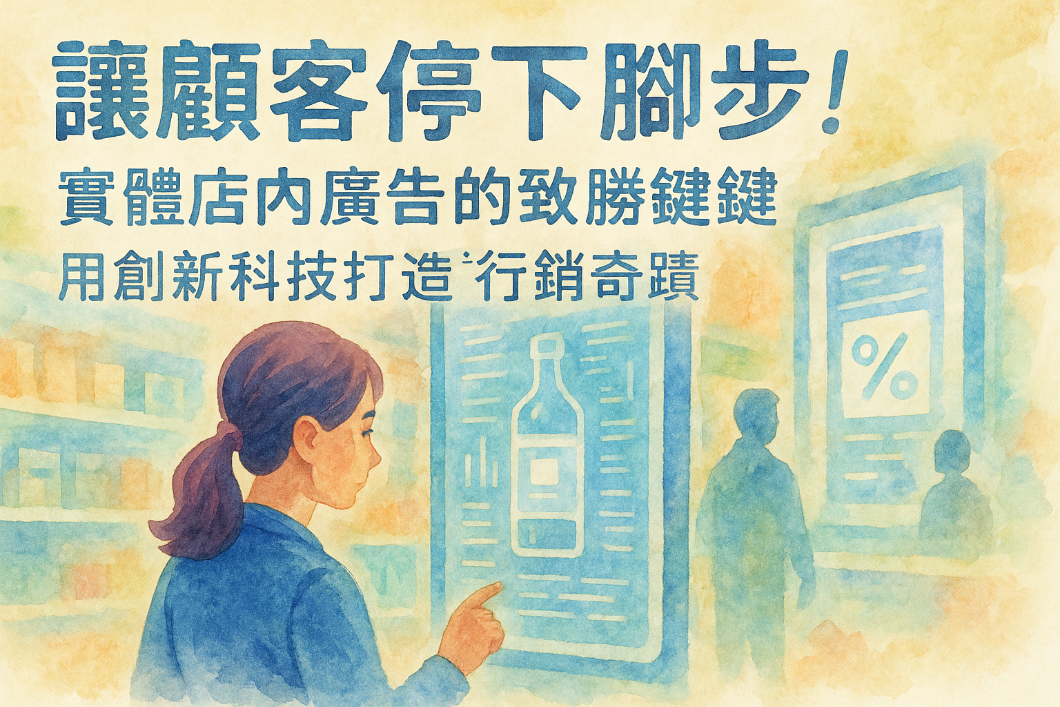 讓顧客停下腳步!實體店內廣告 In-store Advertising怎麼做最有效?如何用創新科技打造店內行銷奇蹟?